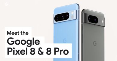 Google Pixel 8 and Pixel 8 Pro smartphones side-by-side.